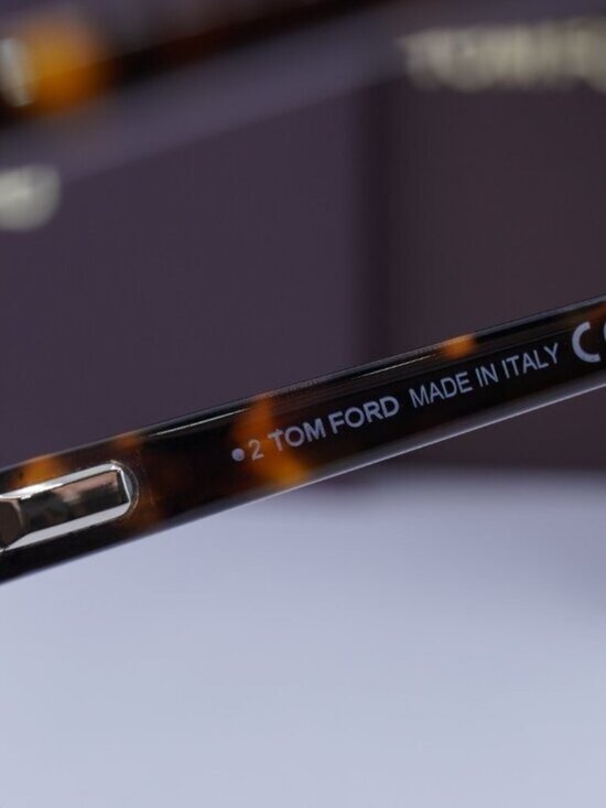 Tom Ford FT5971-B 052 Cat Eye Eyeglasses - Dark Havana 54mm main image 9